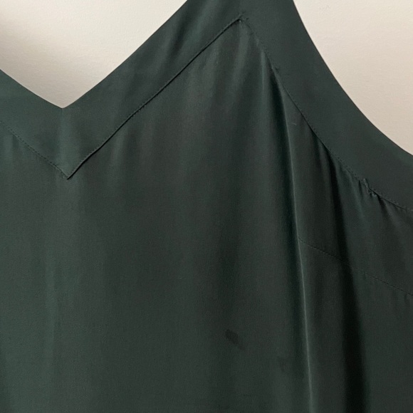 Cuyana Forest Green 100% Silk Slip Dress in Size Medium - Picture 5 of 7